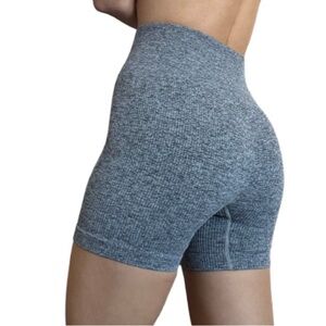 High-Waisted Gray Women's Shorts
